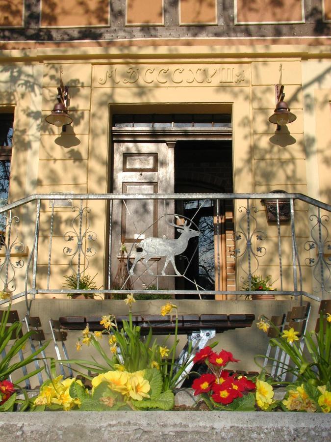 Gasthof Pension Zum Goldenen Hirschen Burgbernheim Zewnętrze zdjęcie